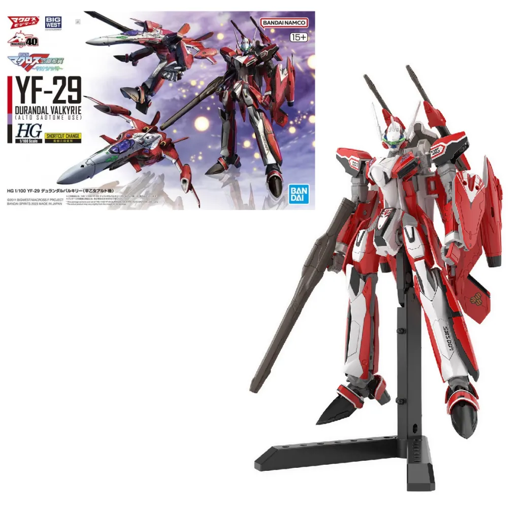 MACROSS - HG 1/100 YF-29 Durandal Valkyrie (Alto Saotome) - Model Kit